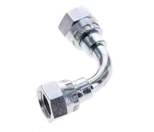 90deg Angled Fitting G1/4'' Female High Pressure Steel 60° Cone 575bar (8078.75psi) Hydraulic