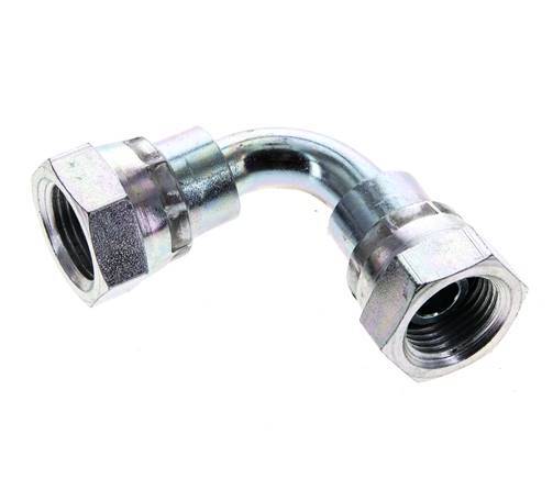 Racor Acodado 90deg G3/8'' Hembra Acero Alta Presión 60° Cono 425bar (5971.25psi) Hidráulico