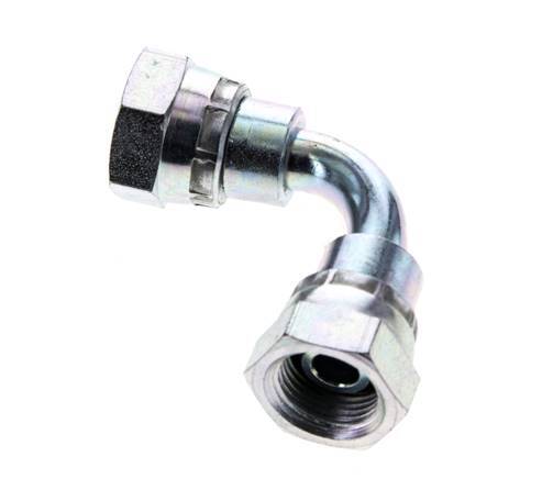 Racor Acodado 90deg G3/8'' Hembra Acero Alta Presión 60° Cono 425bar (5971.25psi) Hidráulico