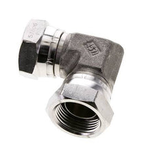 90deg Angled Fitting G1'' Female High Pressure Stainless Steel 60° Cone 150bar (2107.5psi) Hydraulic