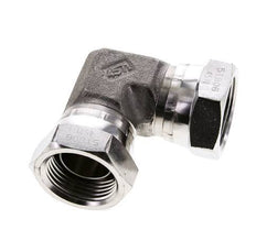 Racor Acodado 90deg G1'' Hembra Acero Inoxidable Alta Presión 60° Cono 150bar (2107.5psi) Hidráulico