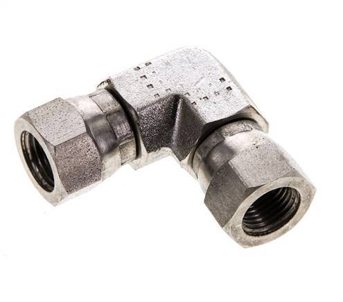 90deg Angled Fitting G1/8'' Female High Pressure Stainless Steel 60° Cone 575bar (8078.75psi) Hydraulic