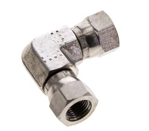 90deg Angled Fitting G1/8'' Female High Pressure Stainless Steel 60° Cone 575bar (8078.75psi) Hydraulic