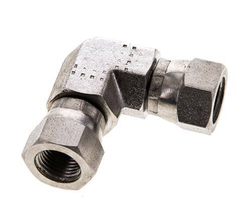 90deg Angled Fitting G1/8'' Female High Pressure Stainless Steel 60° Cone 575bar (8078.75psi) Hydraulic