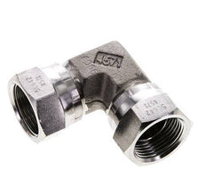 Racor Acodado 90deg G3/4'' Hembra Acero Inoxidable Alta Presión 60° Cono 175bar (2458.75psi) Hidráulico