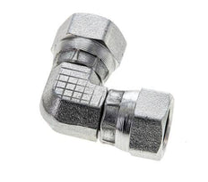 Racor acodado 90deg G1/8'' Hembra Acero alta presión 60° Cono 575bar (8078.75psi) Hidráulico