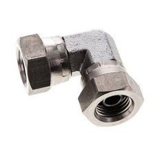 Racor Acodado 90deg G1/4'' Hembra Acero Inoxidable Alta Presión 60° Cono 575bar (8078.75psi) Hidráulico
