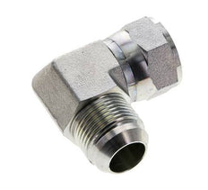90deg JIC Angled Fitting UN 1-3/16''-12 Male x Female Steel 170bar (2388.5psi)