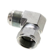 90deg JIC Angled Fitting UN 1-3/16''-12 Male x Female Steel 170bar (2388.5psi)