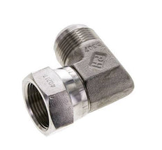 Racor acodado JIC 90deg UN 1-5/16''-12 Macho x Hembra Acero inoxidable 170bar (2388.5psi)