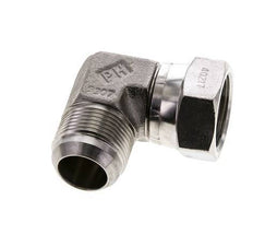 Racor acodado JIC 90deg UN 1-5/16''-12 Macho x Hembra Acero inoxidable 170bar (2388.5psi)