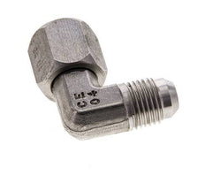 Racor acodado 90deg JIC UNF 9/16''-18 Macho x Hembra Acero inoxidable 275bar (3863.75psi)