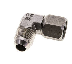 Racor acodado 90deg JIC UNF 3/4''-16 Macho x Hembra Acero inoxidable 275bar (3863.75psi)