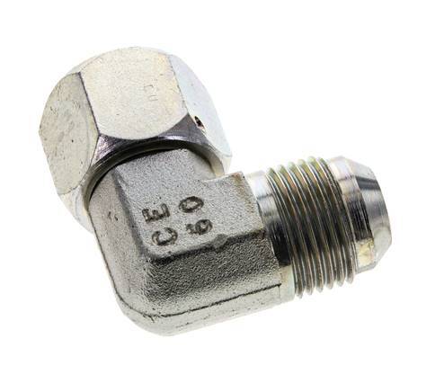 Racor acodado JIC 90deg UN 1-1/16''-12 Macho x Hembra Acero 210bar (2950.5psi)