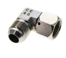 Racor acodado JIC 90deg UN 1-1/16''-12 Macho x Hembra Acero 210bar (2950.5psi)