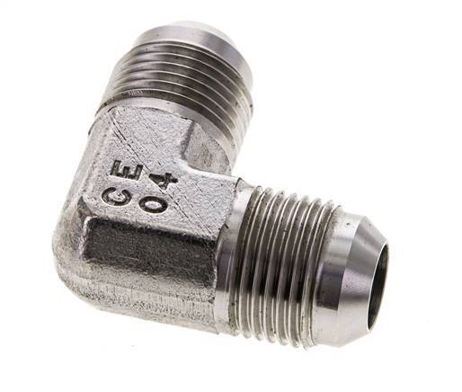 90deg JIC Angled Fitting UNF 7/8''-14 Male Stainless Steel 350bar (4917.5psi)