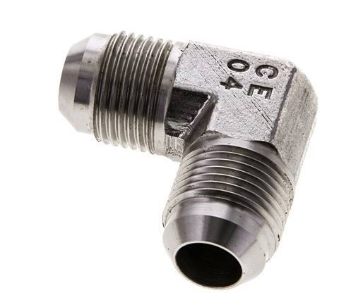90deg JIC Angled Fitting UNF 7/8''-14 Male Stainless Steel 350bar (4917.5psi)