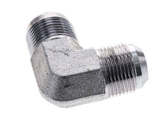 90deg JIC Angled Fitting UN 1-3/16''-12 Male Steel 170bar (2388.5psi)