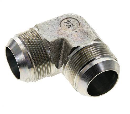 Racor acodado JIC 90 grados UN 1-5/8''-12 macho Acero 240bar (3372.0psi)