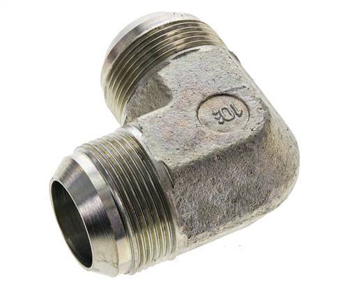 Racor acodado JIC 90 grados UN 1-5/8''-12 macho Acero 240bar (3372.0psi)