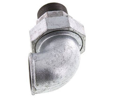Racor de unión acodado 90deg 1 1/2'' Macho R x Hembra Rp Hierro Fundido Junta Plana Centellen 25bar (351.25psi)