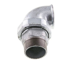 90deg Angled Union Connector 2'' Male R x Female Rp Cast Iron Flat Seal Centellen 25bar (351.25psi)