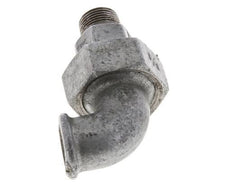 Racor de unión acodado 90deg 3/8'' Macho R x Hembra Rp Hierro Fundido Junta Plana Centellen 25bar (351.25psi)