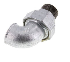 Racor de unión acodado 90deg 1 1/4'' Macho R x Hembra Rp Hierro Fundido Junta Plana Centellen 25bar (351.25psi)