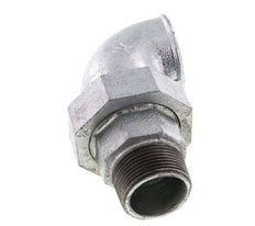 Racor de unión acodado 90deg 1 1/4'' Macho R x Hembra Rp Hierro Fundido Junta Plana Centellen 25bar (351.25psi)