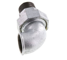 Racor de unión acodado 90deg 1 1/4'' Macho R x Hembra Rp Hierro Fundido Junta Plana Centellen 25bar (351.25psi)