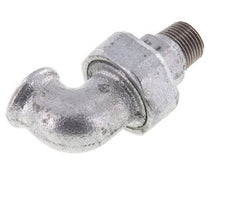 Racor de unión acodado 90deg 1/2'' Macho R x Hembra Rp Hierro Fundido Junta Plana Centellen 25bar (351.25psi)