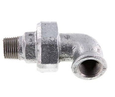 Racor de unión acodado 90deg 1/2'' Macho R x Hembra Rp Hierro Fundido Junta Plana Centellen 25bar (351.25psi)