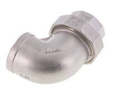 90deg Union Connector Rp1 1/2'' Female Stainless Steel Conical Seal 16bar (224.8psi)