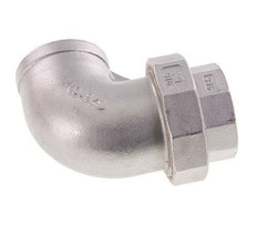 90deg Union Connector Rp1 1/2'' Female Stainless Steel Conical Seal 16bar (224.8psi)