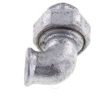 90deg Union Connector Rp1/2'' Female Cast Iron Conical Seal 25bar (351.25psi)