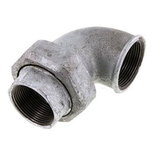 90deg Union Connector Rp1 1/2'' Female Cast Iron Conical Seal 25bar (351.25psi)