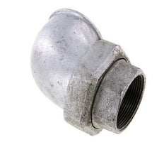 90deg Union Connector Rp2'' Female Cast Iron Conical Seal 25bar (351.25psi)