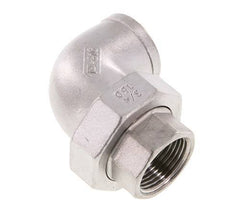 90deg Union Connector Rp3/4'' Female Stainless Steel Conical Seal 16bar (224.8psi)