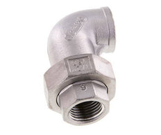 90deg Union Connector Rp1/2'' Female Stainless Steel Conical Seal 16bar (224.8psi)