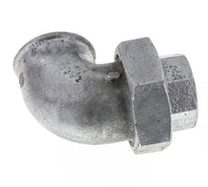 90deg Angled Union Connector Rp1 1/2'' Female Cast Iron Flat Seal Centellen 25bar (351.25psi)