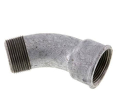 Racor codo 45deg R1 1/4'' Macho x Rp1 1/4'' Hembra Hierro fundido 25bar (351.25psi)