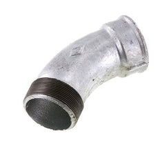 Elbow Fitting 45deg R2 1/2'' Male x Rp2 1/2'' Female Cast Iron 25bar (351.25psi)