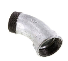 Elbow Fitting 45deg R2 1/2'' Male x Rp2 1/2'' Female Cast Iron 25bar (351.25psi)