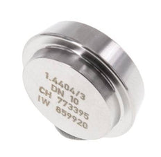 End Cap 22mm Cone Nozzle DN 10 Stainless Steel DIN 11851