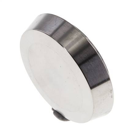 Tapa final 50mm Boquilla cónica DN 32 Acero inoxidable DIN 11851