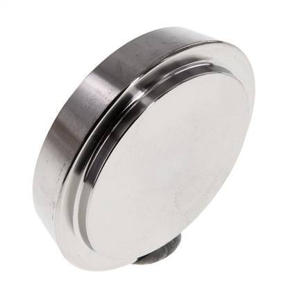 Tapa final 50mm Boquilla cónica DN 32 Acero inoxidable DIN 11851