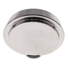 Tapa final 50mm Boquilla cónica DN 32 Acero inoxidable DIN 11851