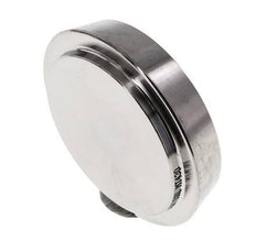 Tapa final 50mm Boquilla cónica DN 32 Acero inoxidable DIN 11851