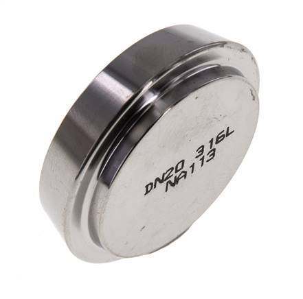 End Cap 36mm Cone Nozzle DN 20 Stainless Steel DIN 11851