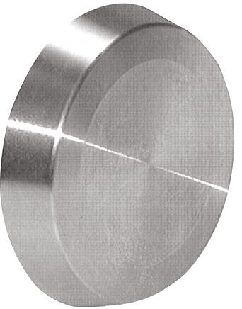 Tapa final 150mm Boquilla cónica DN 125 Acero inoxidable DIN 11851